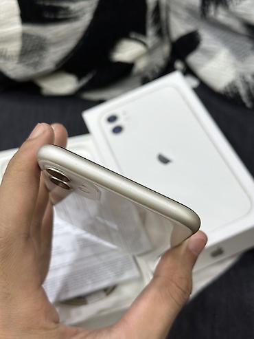 telefon alisi ve satisi: IPhone 11, 128 GB, Ağ, Zəmanət, Face ID, Sənədlərlə — 4