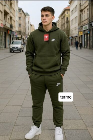 Trenerke: Komplet, Nike, bоја - Maslinasto zelena, Flis na lalafo.rs — 2 Trenerke: Komplet, Nike, bоја - Maslinasto zelena, Flis — 2