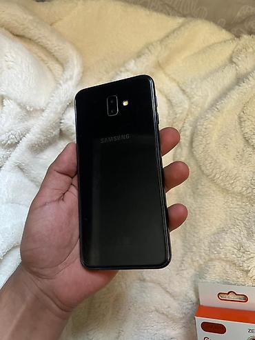 samsung galaxy note 6: Samsung Galaxy J6 Plus, rəng - Qara, Barmaq izi, Face ID — 8