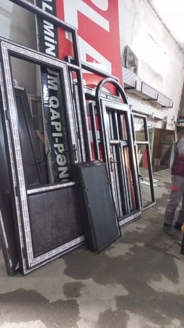 Plastik pəncərələr: Plastik aluminium qapı pəncərə sifarişi! Sərfəli təkliflərlə — 14