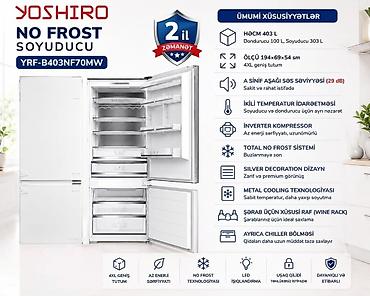 meta quest: YOSHIRO YRF-B403NF70MW No Frost soyuducu Ümumi həcmi: 403 L - — 1