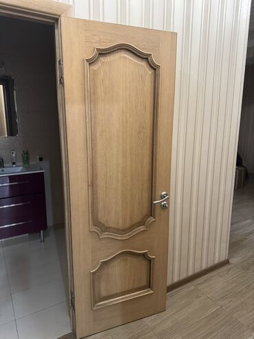 полотенце для головы: Межкомнатная глухая дверь, Дерево, Панельный, цвет - Бежевый