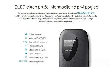 Modemi, ruteri i mrežni uređaji: TP-Link M5350 3G Mobile Wi‑Fi (MiFi) – prenosni bežični ruter - 3G — 15