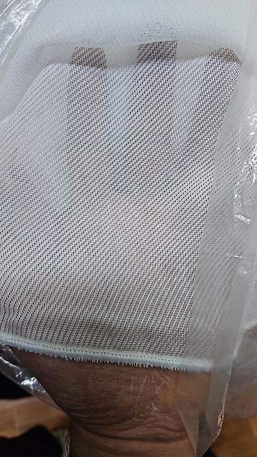 Parçalar: Ağ rəngli, incə toxumalı tül/parça - Material: yüngül, şəffaf və — 3