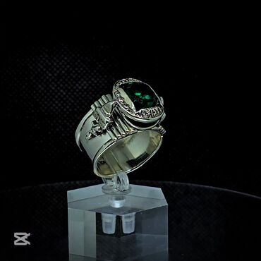 tək qaş üzüklərin qiyməti: Кольцо, Серебро, Топаз