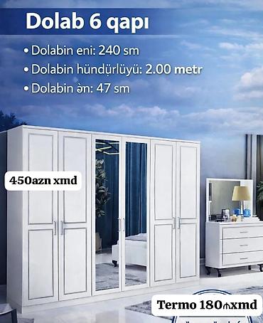 kombi şkaf: Geniş tutumlu paltarsaxlama dolabları - Ölçülər (seçimlər): - 2.40 — 9