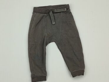 dresy legginsy: Spodnie dresowe, F&F, 9-12 m, stan - Zadowalający