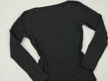 czarne bluzki długi rękaw: Blouse, M (EU 38), condition - Very good