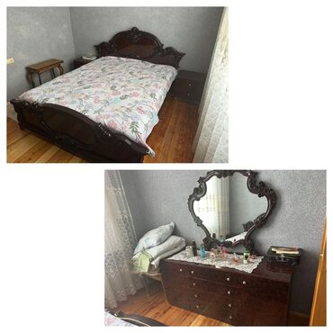 кровать баку: 2 односпальные кровати, Трюмо, Б/у
