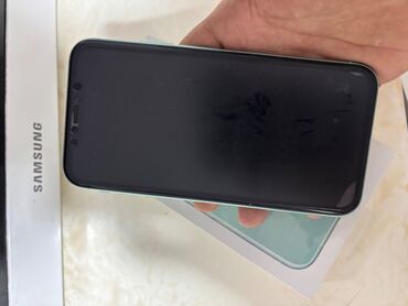 Apple iPhone: IPhone 11, 64 GB, Yaşıl, Barmaq izi, Face ID, Sənədlərlə