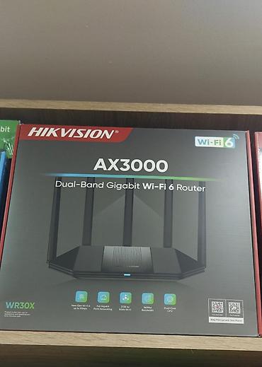 Модемы и сетевое оборудование: Hikvision AX3000 WR30X – Dual-Band Gigabit Wi‑Fi 6 router — 1