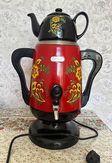 samovar tarixi: Elektrikli samovar Sonifer. Yeni almışam. Çox az stifadə olunub — 1