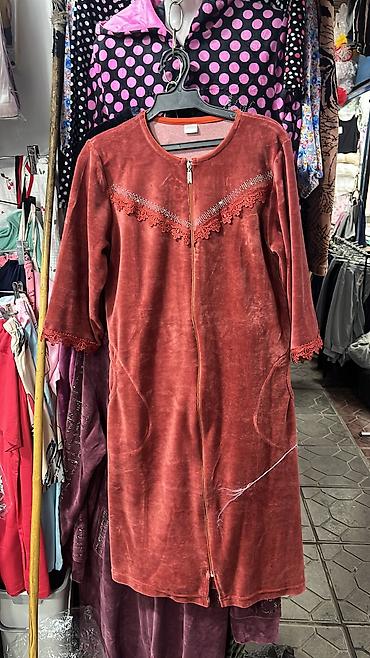 Халаты: Халат, Велюр, 5XL, XS, M — 16