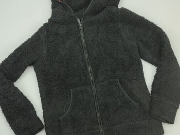 czarne obcisła bluzki: Hoodie, S (EU 36), condition - Good