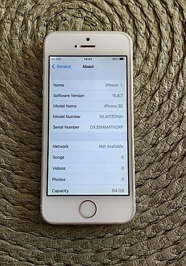 o bag: Iphone SE 2016 beli sa 64 gb memorije, otključan za sve mreže. Telefon — 6