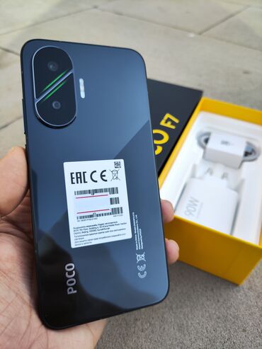 120 mm kuller: Poco F7, 512 GB, rəng - Qara, Zəmanət, Kredit, Düyməli