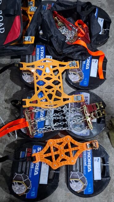 чемоданы для инструментов: Противоскользящие цепи на колеса ST Korea Snow Chains (стальные цепи с