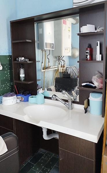 Салонная, медицинская мебель: Salon üçün yuyucu stansiya (barber/beauty wash unit) - Dərin, oval — 1