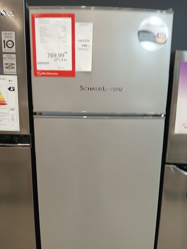 kredit soyuducular: Новый Двухкамерный Schaub Lorenz Холодильник цвет - Серый