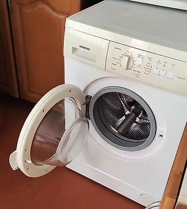 kameralı maşın: Siemens önyükləməli paltaryuyan maşın (Real Alıcıya endirim olacaq) - — 2