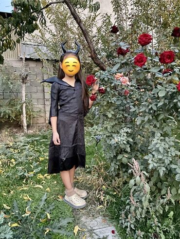 прокат военных костюмов для детей: Малефисента НАПРОКАТ. Размер: 7-8 лет. В комплекте: Платье, ободок