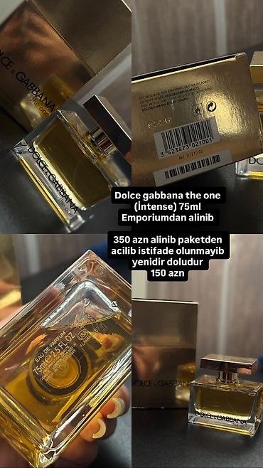 Dolce & Gabbana The One Intense – Eau de Parfum, 75 ml - Orijinal