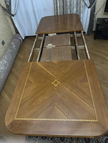 Masa və oturacaq dəstləri: Qonaq otağı üçün, Açılan, 8 stul — 10