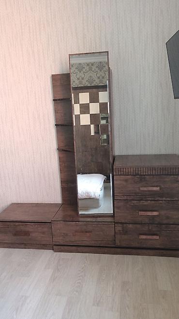 paltar dolablar: Mebel: sürgülü qapılı geyim dolabı - Dizayn: bir tərəfi tam güzgülü — 8