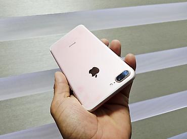 Apple iPhone: IPhone 7 Plus, Б/у, 32 ГБ, Rose Gold, Защитное стекло, Чехол — 14