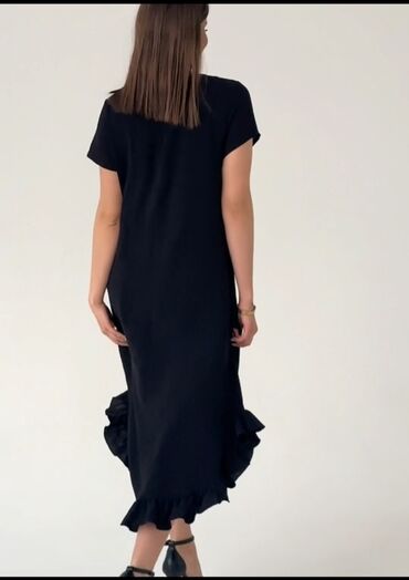 Повседневные платья: Повседневное платье, Made in KG, Лето, Длинная модель, Оверсайз, Все размеры — 3