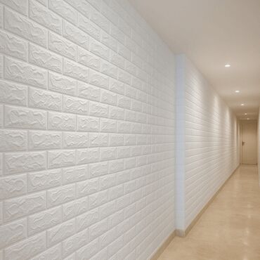 Tapete: 3D tapete bela cigla su samolepljivi paneli, koji će u svaki prostor — 2