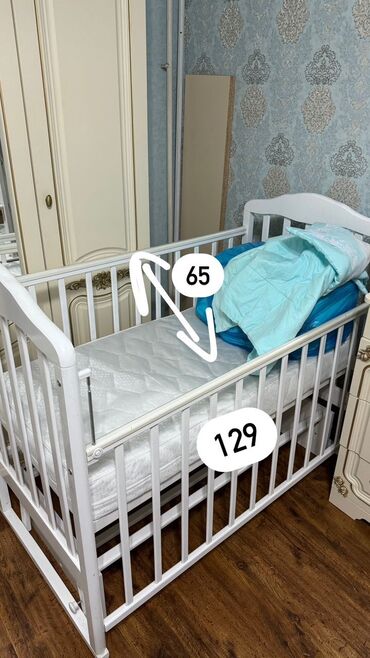 Детские кровати: Манеж-кроватка Пользовались мало, в основном просто стояло. Размер