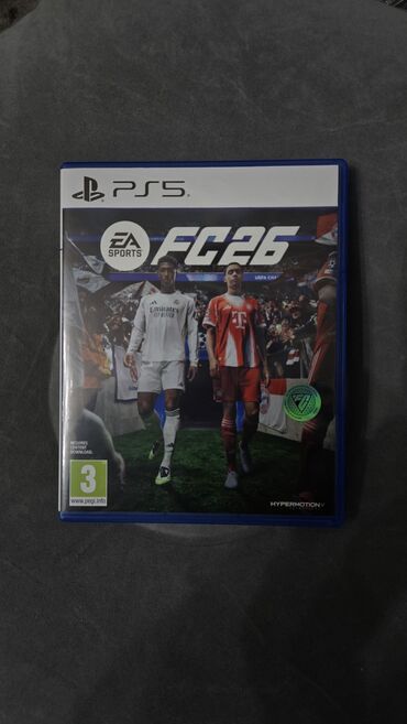 диски для игр: FC 26 почти новый, купили за 5150 сом EA Sports FC 26