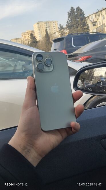 Apple iPhone: IPhone 15 Pro Max, 256 GB, Natural Titanium, Face ID