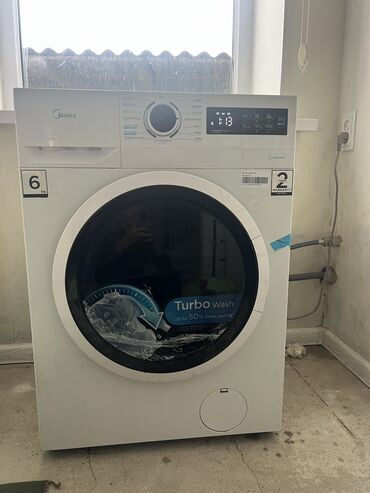 hp core i5: Кир жуучу машина Midea, Колдонулган, Автомат, 6 кг чейин