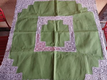 Kuhinjski tekstil: Stolnjak, Upotrebljenо, bоја - Zelena