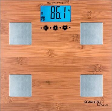 электронной весы: Floor Scale Scarlett, Электрондук, Жыгач