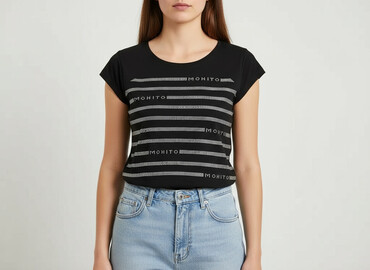 T-shirty: Mohito, T-shirt damski, rozmiar S