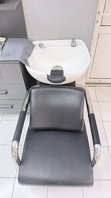 cən su: Salon üçün saç yuma kreslosu və lavabo modulu - Komplekt: ergonomik — 5