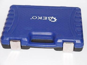 Setovi ručnog alata: GEKO set alata u koferu – komplet nasadnih ključeva i bitova - Brend — 2