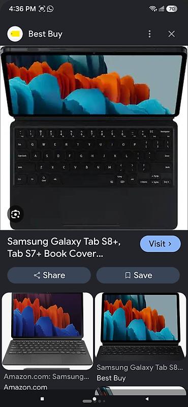 planşet alıram: Samsung Galaxy Tab S8+ / S7+ üçün Smart Keyboard Case – Gəncə — 7