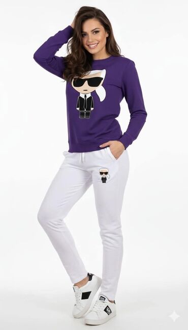 Gornji i donji deo: Komplet trenerka – udobna, moderna i izrađena od kvalitetnog pamuka — 18