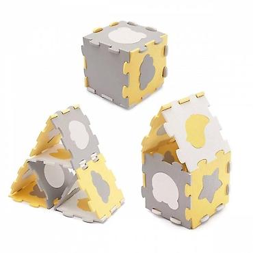 roboti igracke za decu: KINDERKRAFT podloga za igru LUNO SHAPES 3D – Yellow Šifra proizvoda — 4