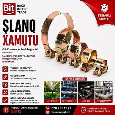 люстра баку: Şlanq xamutu – güclü sıxma, etibarlı bağlantı! Məhsul təsviri: - — 1