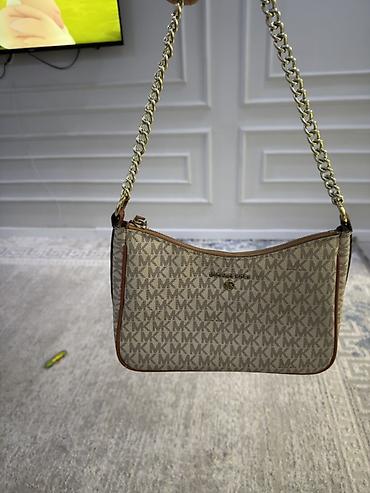 Сумкалар: Сумка Michael Kors канва кожа, в отличном состоянии, отдам за 700с — 1