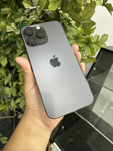 куплю айфон 13 про макс: IPhone 14 Pro Max, Б/у, 512 ГБ, Графит, Зарядное устройство, Защитное стекло, Чехол, В рассрочку, 82 %