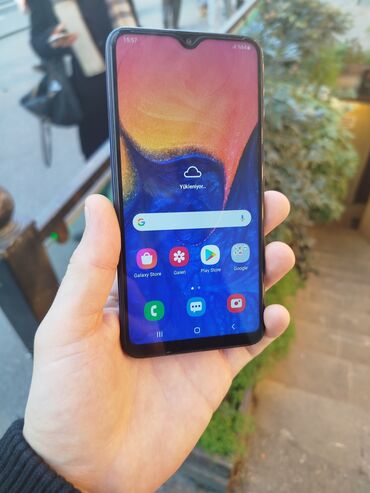 Samsung: Samsung Galaxy A10, 32 GB, rəng - Göy, Face ID