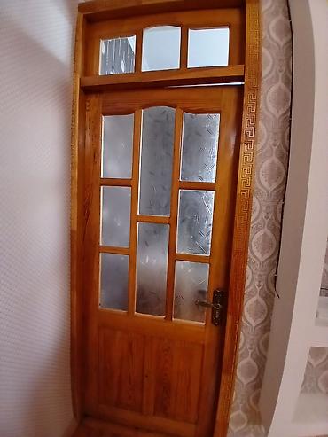 ruçkalar: Məhsul: Şüşəli taxta otaq qapıları (4 ədəd) Təsvir: - Material: Təbii — 2