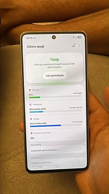 iphone 5s satisi: Samsung Galaxy A73 5G, 256 GB, rəng - Ağ, İki sim kartlı — 3