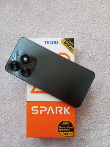 телефон fly iq4511: Tecno Spark 20C, 128 ГБ, цвет - Черный, Отпечаток пальца, Face ID